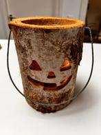 Houten Halloween Lantaarn - Spookachtig!, Ophalen, Bruin, Nieuw, Hout