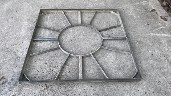 Gegalvaniseerd Boomrooster Ø153 cm, Tuin en Terras, Planten | Bomen, Overige soorten, Minder dan 100 cm, Volle zon, Bloeit niet