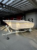 Prachtige schade vrije zeewaardige console boot met motor en, Watersport en Boten, Ophalen of Verzenden, Zo goed als nieuw, 3 tot 6 meter