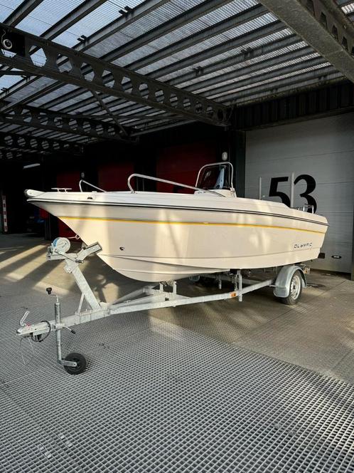 Prachtige schade vrije zeewaardige console boot met motor en, Watersport en Boten, Vis- en Consoleboten, Zo goed als nieuw, 3 tot 6 meter