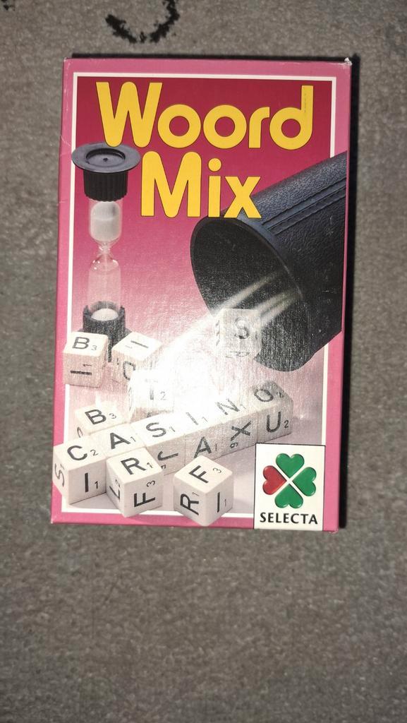Woord Mix - Selecta - Woordspel, Hobby en Vrije tijd, Gezelschapsspellen | Bordspellen, Gebruikt, Een of twee spelers, Drie of vier spelers
