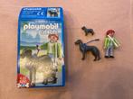 Playmobil 5210 vrouw met 2 honden set compleet in doos!, Complete set, Ophalen of Verzenden, Zo goed als nieuw