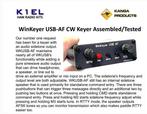 Winkeyer USB AF K1EL, Telecommunicatie, Ophalen of Verzenden, Zo goed als nieuw