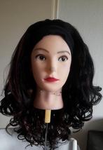Elegant curly wave headband bob wig length 45.64cm, Ophalen of Verzenden, Zo goed als nieuw, Pruik of Haarverlenging