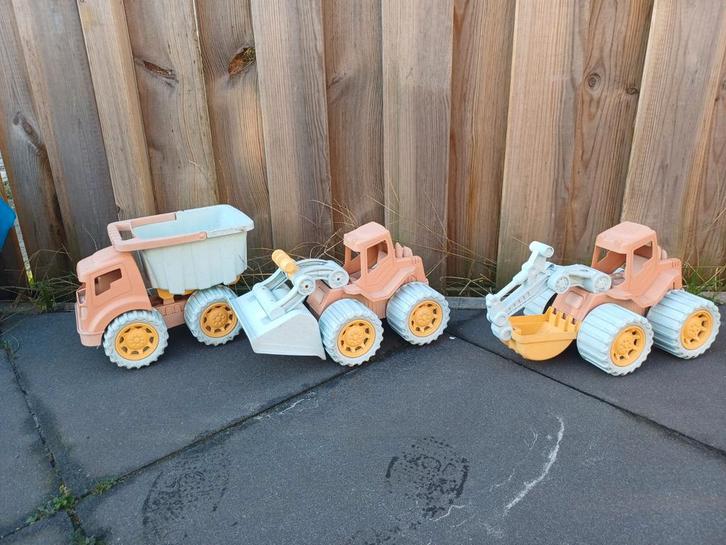 Bouwauto's Speelgoed Set, Kinderen en Baby's, Speelgoed | Speelgoedvoertuigen, Gebruikt, Ophalen