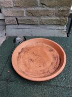 Grote Terracotta Onderschaal, Gebruikt, Rond, Tuin, Minder dan 40 cm