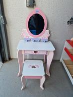Kaptafeltje met stoel - meisjeskamer, Ophalen of Verzenden, Gebruikt, Tafel(s) en Stoel(en)