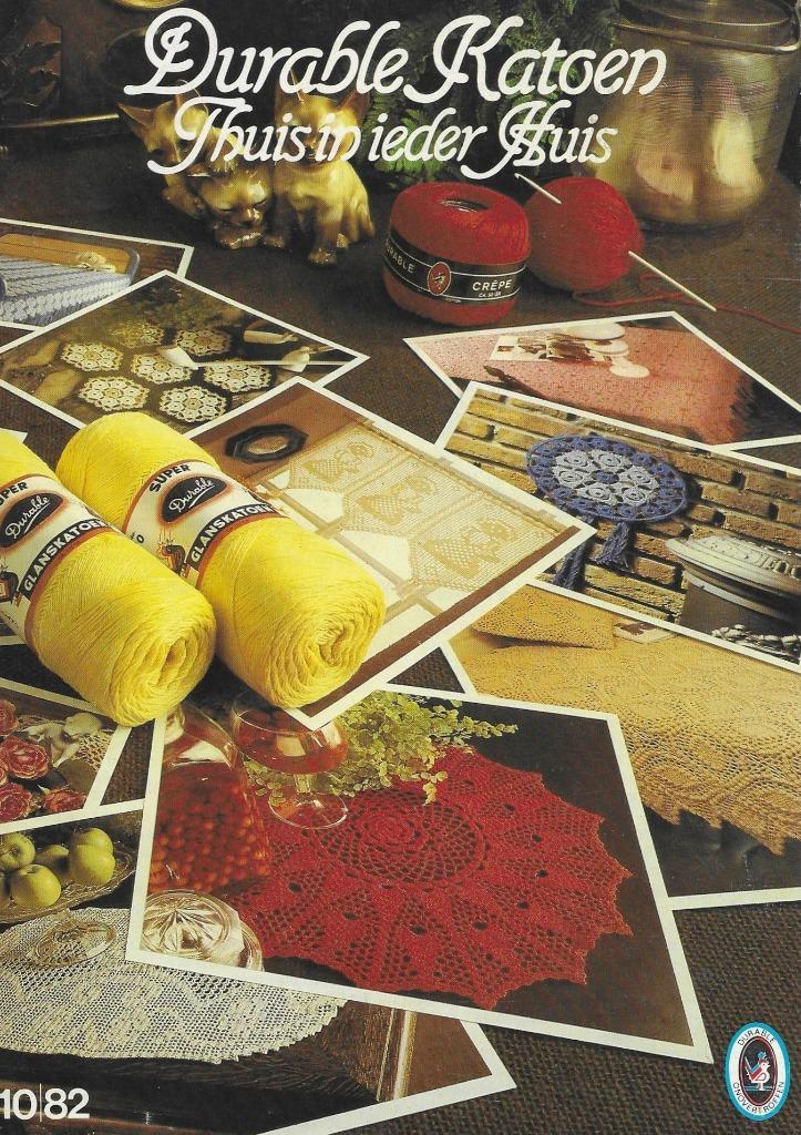 Durable Katoen Thuis in ieder huis oktober 1982, Hobby en Vrije tijd, Breien en Haken, Zo goed als nieuw, Breien of Haken, Patroon of Boek