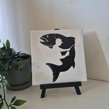 Tegeltje met tekst beschikbaar voor biedingen