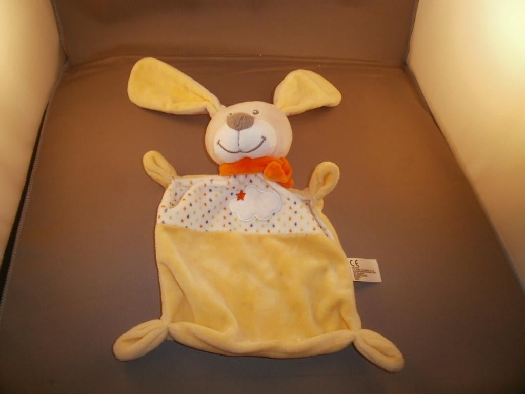 nicotoy Simba konijn of beer geel gekleurde stippen en wolk, Kinderen en Baby's, Speelgoed | Knuffels en Pluche, Ophalen of Verzenden