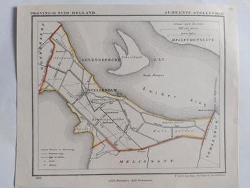 175 / Stellendam ZH Litho uit 1865 van J. Kuyper beschikbaar voor biedingen