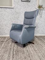 Prominent Wilson elektrische leren relax fauteuil, Minder dan 75 cm, Ophalen of Verzenden, Zo goed als nieuw, Metaal