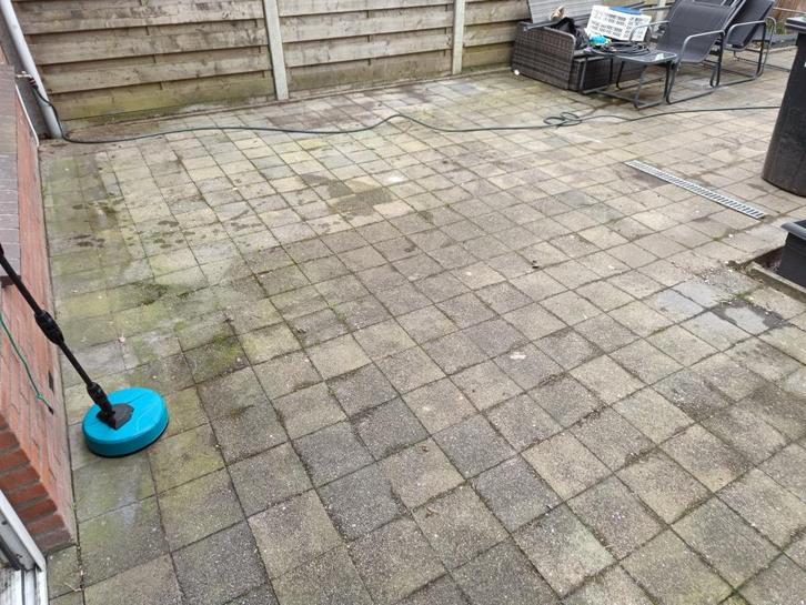 Tegels 21 x 21 x 4,5 c.a 45m2, Tuin en Terras, Tegels en Klinkers, Gebruikt, Terrastegels, Beton, 10 m² of meer, Ophalen