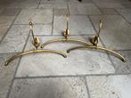 Messing wand Kapstokken - Set van 3 zware kwaliteit, 39 cm, Wandkapstok, Gebruikt, Ophalen of Verzenden, Minder dan 100 cm