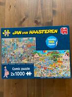 Jan van Haasteren Puzzel - 2x1000 stukjes, Ophalen of Verzenden, 500 t/m 1500 stukjes, Zo goed als nieuw, Legpuzzel
