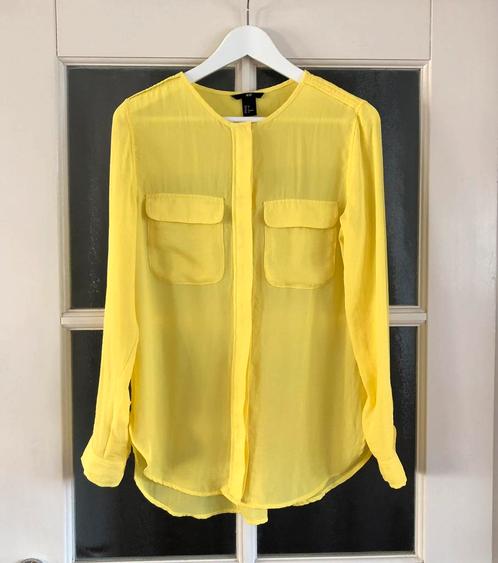 HM blouse / tuniek geel 36, Kleding | Dames, Blouses en Tunieken, Zo goed als nieuw, Maat 36 (S), Geel, Ophalen of Verzenden