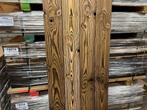 Douglas geborstelde en gebrande planken / hout 19 x 185mm, Huis en Inrichting, Stoffering | Behang, 75 m² of meer, Ophalen