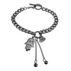 Roestvrij stalen Armband met Hand van Fatima, Staal, Birgitta-Gracht 33, 6465 EL Kerkrade, Nederland, Verzenden, Nieuw