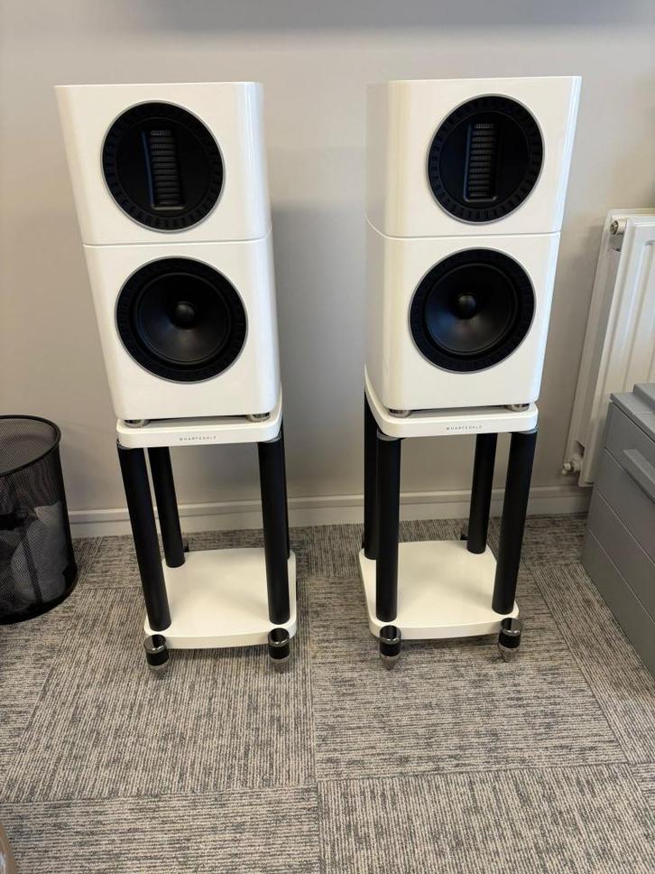 Wharfedale | Elysian 1 speakers  Wit | +Stands | 60% korting, Audio, Tv en Foto, Luidsprekers