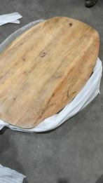 Eettafel Luna - Deens ovaal - 160x100 cm - Mangohout, Japandi, Gebruikt, 100 tot 150 cm, Ophalen of Verzenden