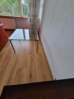 65 cm X65cn  glazen blad  hoog 40cm, Ophalen, Zo goed als nieuw, 100 tot 125 cm, Minder dan 100 cm