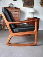 Ole Wanscher Senator schommelstoel retro Deens teak vintage, Huis en Inrichting, Fauteuils, Ophalen, 75 tot 100 cm, Mid Century Modern