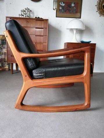 Ole Wanscher Senator schommelstoel retro Deens teak vintage beschikbaar voor biedingen