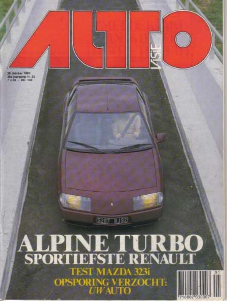 Autovisie 22 1985 : Mazda 323 1.6 GTX - Volvo 480 - Renault, Boeken, Auto's | Folders en Tijdschriften, Gelezen, Algemeen, Ophalen of Verzenden