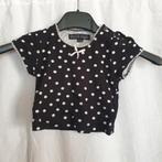 Schattig zwart truitje, witte stippen.mt 56.merk Petit Louie, Kinderen en Baby's, Babykleding | Maat 56, ., Ophalen of Verzenden