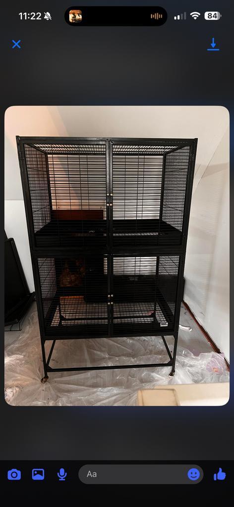 Savic royal suite, Dieren en Toebehoren, Knaagdieren en Konijnen | Hokken en Kooien, Gebruikt, Kooi, 90 cm of meer, 110 cm of meer