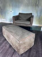 Be pure rodeo love seat 1,5 stoel + hocker industrieel groen, Ophalen, Gebruikt, Overige maten, Minder dan 75 cm