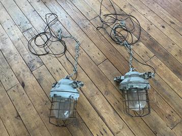 Vintage Industrial | Hang Lamp x 2 beschikbaar voor biedingen