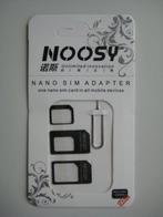 Nano Sim-kaart Adapter 4 in 1 micro sim adapter, Nieuw, Overige typen, Ophalen of Verzenden