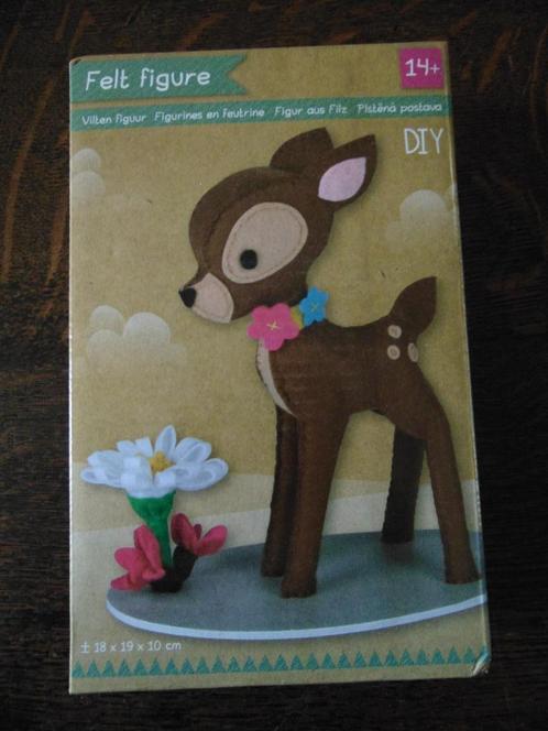 Vilten Bambi Maken NIEUW, Hobby en Vrije tijd, Knutselen, Nieuw, Overige typen, Ophalen of Verzenden