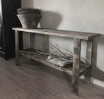 ~Stoer Sober Landelijk Houten Sidetable/Wandtafel~, Huis en Inrichting, Ophalen of Verzenden, Zo goed als nieuw