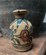 Klein Perzisch Qajar vaasje craquelé sober imperfect oosters, Ophalen of Verzenden