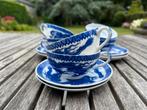 Blauw witte Japanse theekopjes, Antiek en Kunst, Ophalen of Verzenden