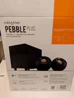 Creative Pebble Plus speakers met subwoofer - Prima staat!, Ophalen of Verzenden, Zo goed als nieuw, Subwoofer, Overige merken
