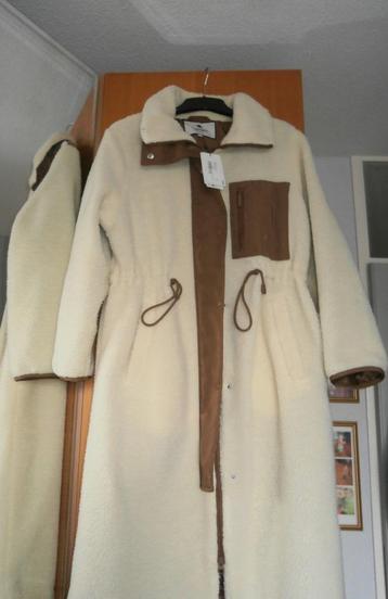 Mooie Indiska Outerwear jas mt S valt als M teddy+stof nieuw beschikbaar voor biedingen
