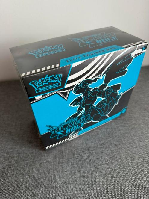 Pokémon TCG: Scarlet & Violet Black Bolt Elite Trainer Box, Hobby en Vrije tijd, Verzamelkaartspellen | Pokémon, Zo goed als nieuw