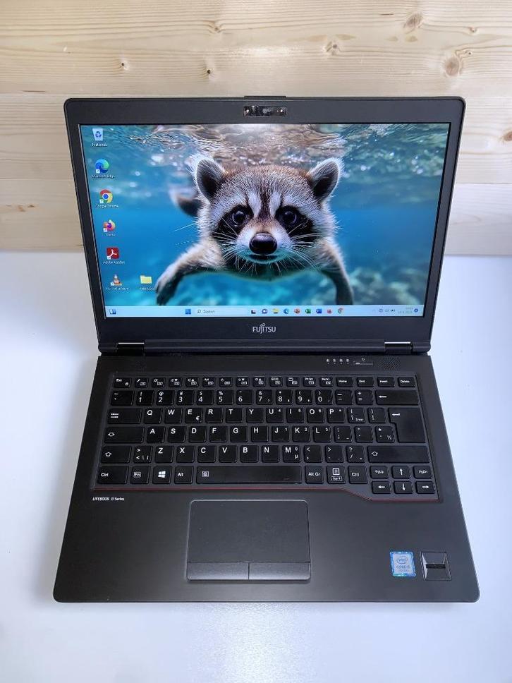 Fujitsu U747 - 16GB DDR4 RAM - 512GB NVMe SSD, Computers en Software, Windows Laptops, Refurbished, 14 inch, SSD, 3 tot 4 Ghz