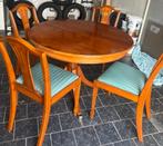 Luxe Engelse eettafel Heldense Exclusive  antiek + stoel, Huis en Inrichting, Ophalen, Rond, Vijf personen of meer, Klassiek | Engels antiek | Victoriaans