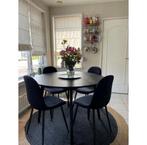 Eetkamer stoelen NIEUW in doos, Ophalen, Zwart, Nieuw, Kuipstoel