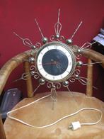 Orfac Vintage klok zonnestraal Sunburst, Antiek en Kunst, Antiek | Klokken, Ophalen of Verzenden
