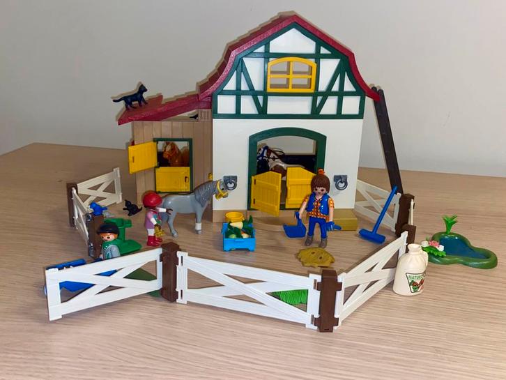 PLAYMOBIL Country Ponypark - 6927 - manege met paarden, Kinderen en Baby's, Speelgoed | Playmobil, Zo goed als nieuw, Complete set
