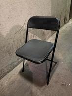 Folding chair, Huis en Inrichting, Ophalen, Zwart, Zo goed als nieuw, Eén