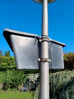 bloembakken voor aan lichtmast of ronde paal, Tuin en Terras, Bloembakken en Plantenbakken, Kunststof, Rond, Gebruikt, Minder dan 60 cm