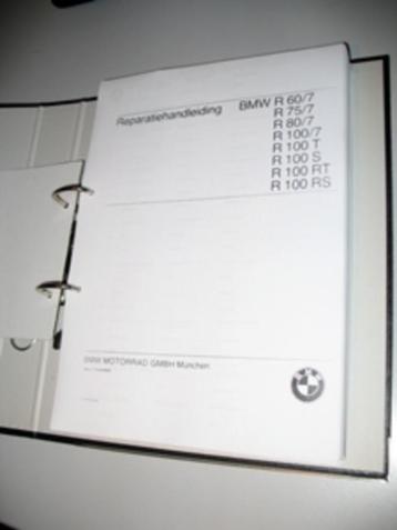 BMW werkplaatsboek voor BMW R60/7 R75/7 R80/7 R100/7 R100RT beschikbaar voor biedingen
