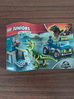 LEGO Juniors 10757 - Raptor Rescue Truck, Ophalen of Verzenden, Gebruikt, Complete set, Lego