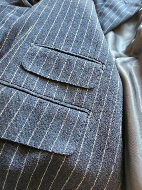 British Indigo UK krijtstreepje blauw nu €65 maat 50, Kleding | Heren, Kostuums en Colberts, Nieuw, Maat 48/50 (M), Blauw, Verzenden